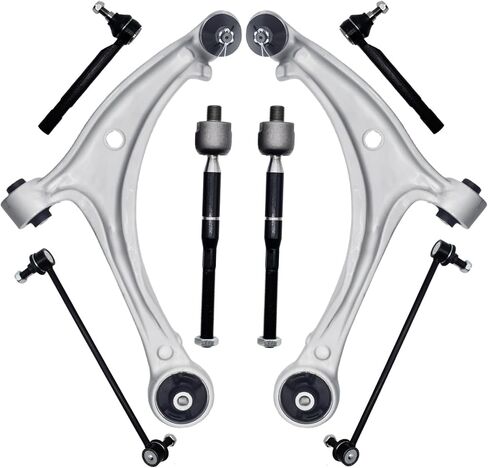 8pcs Lower Control Arm Assembly Front Suspension Kits Tie Rod Ends Stabilizer Sway Bar Links for Honda Odyssey 2005 2006 2007 2008 2009 2010 in Saudi Arabia