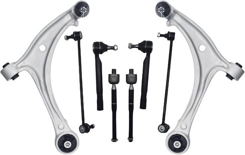 8pcs Lower Control Arm Assembly Front Suspension Kits Tie Rod Ends Stabilizer Sway Bar Links for Honda Odyssey 2005 2006 2007 2008 2009 2010 in Saudi Arabia