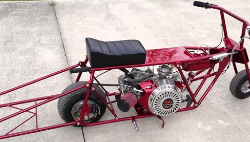 Brilliant Chrome Pull Start Recoil Starter for Predator 420cc 13HP Engine, w/ 49cc Modified Sticker, Smooth Pull Start Upgrade, Mini Bike Go Kart Pull Cord Start Assembly in Saudi Arabia