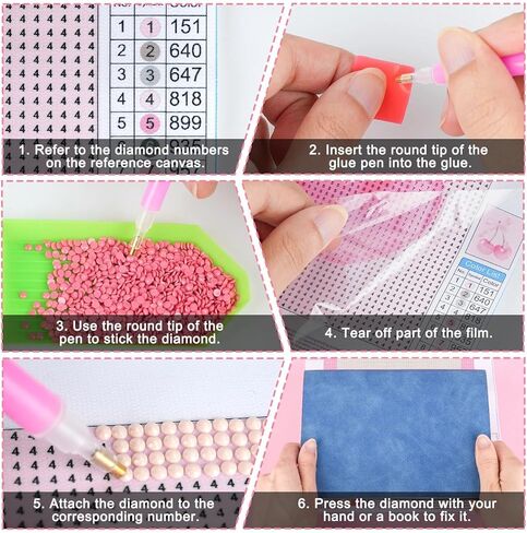 Prospura 4 Pcs Pink Diamond Art Kits,5D Charming Bow Diamond Painting DIY for Adult,Trendy Coquette Vintage Preppy Room Bedroom Decor,10x11.8 Inch in Saudi Arabia