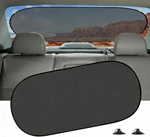 Rear Window Sunshade for Honda Civic 11th Gen Sedan 2022-2025, Car Automotive Mesh Back Windshield Sun Shield Blocks UV Rays Glare Heat Protecting Baby Passenger in Saudi Arabia