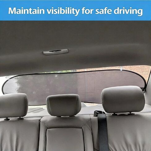 Rear Window Sunshade for Honda Civic 11th Gen Sedan 2022-2025, Car Automotive Mesh Back Windshield Sun Shield Blocks UV Rays Glare Heat Protecting Baby Passenger in Saudi Arabia