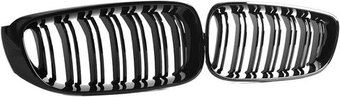 For BMW 3 Series GT/F34 2013-2019 Shiny Black Front Kidney Grille Grill Double Line in Saudi Arabia