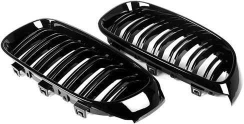 For BMW 3 Series GT/F34 2013-2019 Shiny Black Front Kidney Grille Grill Double Line in Saudi Arabia