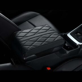 Car Center Console Cover for Hyundai Ioniq 5 2021-2025 E-GMP,Armrest Box Mat,Car Armrest Box Pad,Center Console Cushion,Leather Car Armrest Box Pad,Scratch Resistant,Comfort Elbow,D-Grey in Saudi Arabia