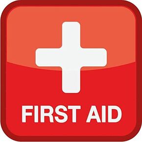 Magnet First Aid Symbol Badge Flexible Vinyl Magnet Waterproof Car Magnetic Bumper Sticker 5" in Saudi Arabia