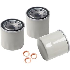 3 Pcs Engine Oil Filter with Washer Fit for Nissan Altima Frontier Maxima NV Pathfinder Sentra Titan Quest GT-R Replace 15208-9E01A 11026-JA00A 15208-31U0D 15208-31U0C 15208-31U0A in Saudi Arabia