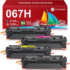 MYTONER 067H 067 Toner Cartridge Set Compatible Replacement for Canon 067H Toner Cartridge High Capacity for imageCLASS MF656Cdw LBP632Cdw MF654Cdw MF653Cdw LBP633Cdw MF650C LBP630C Printer (4 Pack) in Kuwait