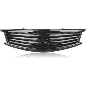 Front Bumper Cover Upper Grille Grill Replacement for Infiniti G37 G25 2010-2013 Q40 4 Door Sedan Glossy Black Bumper Upper Hood Grille in Saudi Arabia