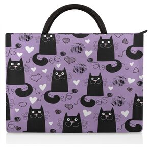 Lively Cat Paint Laptop Sleeve Case, 13-14 Inch, Multi-Color in Saudi Arabia
