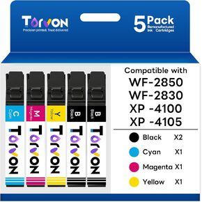 Remanufactured Ink Cartridge Replacement for Epson 212 212XL Ink Cartridges Compatible with XP-4100 XP-4105 WF-2830 WF-2850(2 Black,1 Cyan,1 Magenta,1 Yellow) in Saudi Arabia