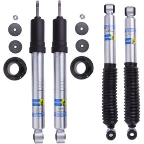 Bilstein 5100 Series Set of Front Ride Height Adjustable Shocks & Rear Monotube Shocks for 1996 2004 Tacoma 4WD with 1-1.5" Rear Lift | TrendsAuto Decal | 24-249928 33-247717 33-247724 in Saudi Arabia