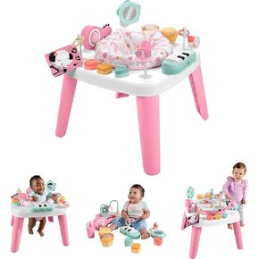 Fisher-Price Baby to Toddler Toy 3-in-1 Musical Moments Activity Center & Play Table with Music Lights & Developmental Activities in Kuwait