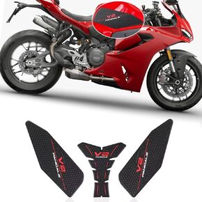 ل Panigale V2 Panigale V2S 2025-2026 تعديل خزان الوقود ملصق هيكل السمكة واقي الساق المضادة للانزلاق مكافحة التآكل حماية ملصق مائي دراجة نارية الملحقات in Saudi Arabia