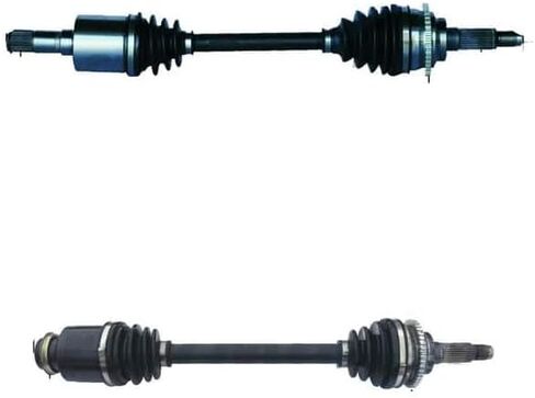Replacement fits Mazda Protege 01-03 FWD Std Trans Pair of Front CV Axle Shafts Set in Kuwait