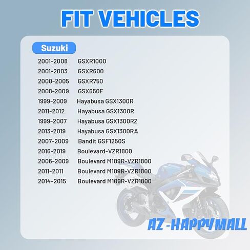 ملف إشعال Motorcylce متوافق مع مركبات سوزوكي - 1999-20009 و2011-2012 Hayabusa-GSX1300R، 1999-2007 Hayabusa-GSX1300RZ، 2001-2008 GSXR1000، استبدال # 129700-4400، F6T547 in Kuwait