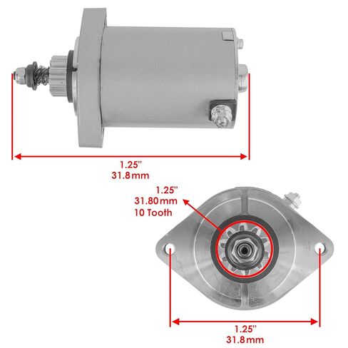 Caltric Starter Compatible with Cub Cadet Rzt Zero-Turn FR691VAS04 in Kuwait