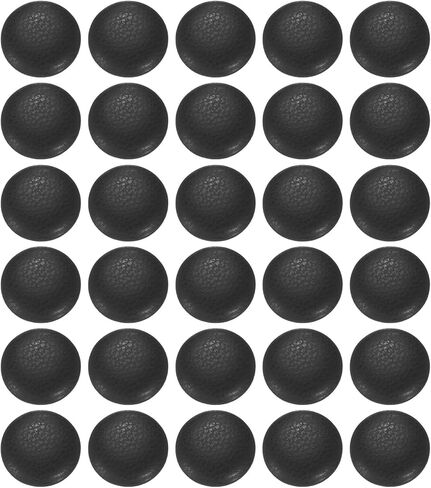 HARFINGTON 30pcs PU Leather Covered Buttons 18mm (28L) Diameter Round Metal Shank Craft Replacement Sewing Buttons for Clothing Decoration DIY Accessories, Brown in Kuwait