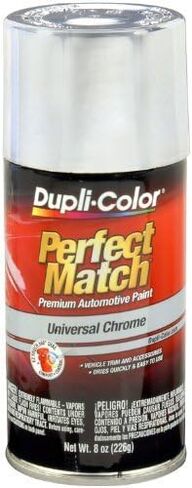 Dupli-Color BUN0200 Universal Chrome Exact-Match Automotive Paint - 8 oz. Aerosol Color: Universal Chrome Size: 8 Ounce Aerosol Model: BUN0200 Car/Vehicle Accessories/Parts (1) in Kuwait