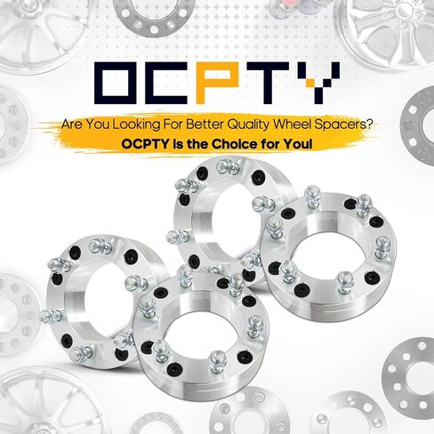 OCPTY 4 قطع 5x5.5 إلى 6x5.5 محولات العجلات 2 بوصة 14x1.5 ترصيع 108 مم محور تتحمل محولات العجلات المزورة 5 العروة تناسب 1500 لـ 1500 كلاسيكي in Kuwait