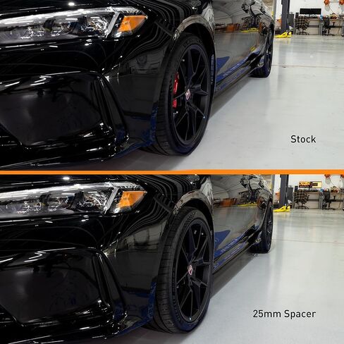 Mishimoto Wheel Spacers 5x120, 64.1mm Center Bore, M14 X 1.5, 10mm Thick, Black in Kuwait