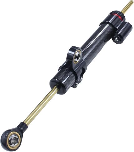 Motorcycle 13" Steering Damper Adjustable Damper Universal Steering Stabilizer For Street Bike Safety Control Carbon Fiber (Carbon Fiber 13") in Kuwait