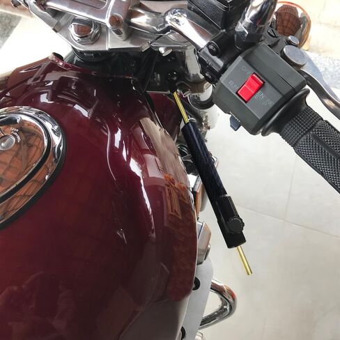 Motorcycle 13" Steering Damper Adjustable Damper Universal Steering Stabilizer For Street Bike Safety Control Carbon Fiber (Carbon Fiber 13") in Kuwait
