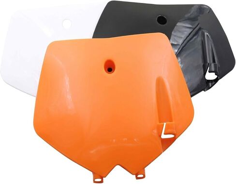Motorcycle Front Number Plate Plastic Cover For KTM 50 for Adventure KTM50 distintivo(Black) in Kuwait