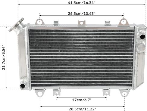 SLMOTO Replacement Radiator Cooler Cooling Fit For Kawasaki Mule 2500 2510 2520 KAF620 in Saudi Arabia