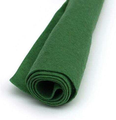 Grassy Meadow Green - Wool Felt Oversized Sheet - 35% Wool Blend - 1 12x18 inch Sheet in Kuwait