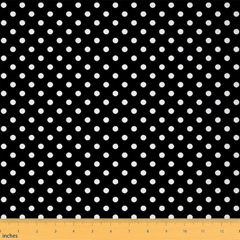 Polka Dot Fabric by The Yard,Pink White Dots Fabric for Chairs Sofa Sewing,Modern Simple Art Style Soft Flannel Polyester No Stretch and Home DIY Projects Waterproof,1 Yard,36" L x 59" W in Kuwait
