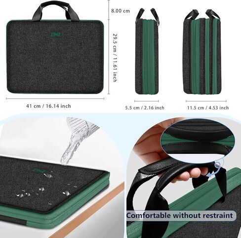 Slim & Expandable Laptop Backpack 15 15.6 16 Inch Sleeve, Spill-Resistant Notebooks Bag Case for Most 14-16 Inch MacBooks Surface-Books Dell HP Lenovo Asus Computers,B01K03 in Saudi Arabia