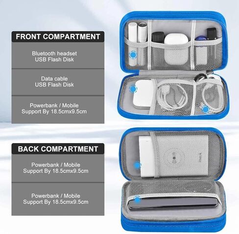 ZINZ Travel Laptop Backpack with Small Case for 15-16 inch Notebooks, Slim & Expandable Computer Bag for College Business Commute for Men and Women,Black-Blue in Saudi Arabia