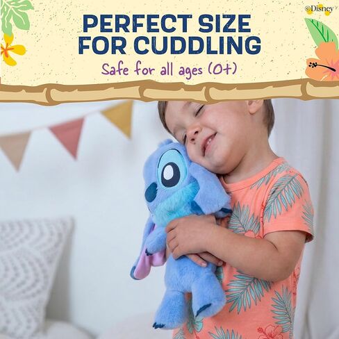 Kids Preferred Disney Stitch Cuddle Pal – 14 Inch Ultra Soft Material Plush, Floppy Huggable Stitch from Lilo & Stitch, Embroidered Details, for Ages 0+ in Kuwait