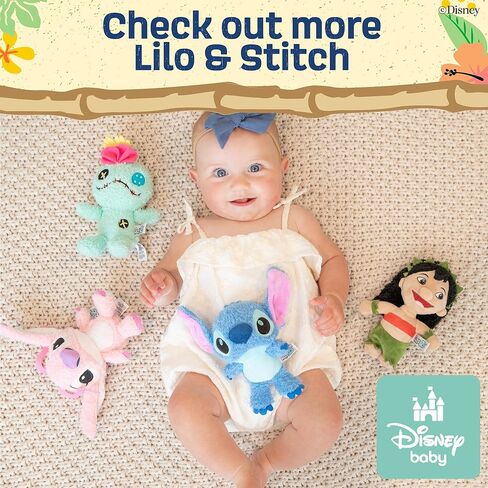 Kids Preferred Disney Stitch Cuddle Pal – 14 Inch Ultra Soft Material Plush, Floppy Huggable Stitch from Lilo & Stitch, Embroidered Details, for Ages 0+ in Kuwait
