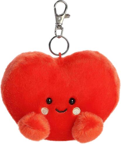 Aurora® Adorable Palm Pals™ Amore Heart™ Clip-On - Fun Collectible Plush for Kids and Adult Collectors - Perfect for Decorating Rooms and Birthday Gifts - Red 4 Inches in Kuwait