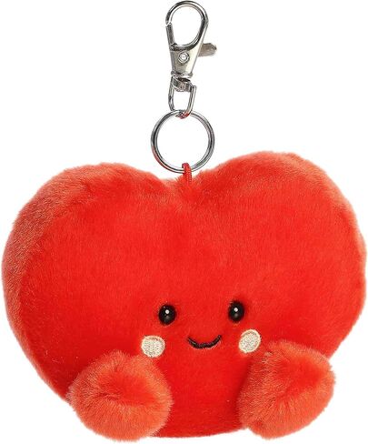 Aurora® Adorable Palm Pals™ Amore Heart™ Clip-On - Fun Collectible Plush for Kids and Adult Collectors - Perfect for Decorating Rooms and Birthday Gifts - Red 4 Inches in Kuwait