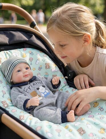 Silicone Baby Doll, 12 Inch Full Body Platinum Silicone Reborn Baby Doll with Accessories Set, 2 Lb Weighted, Realistic Feel, Heartfelt Gift for Kids and Collectors, Ages 3+, Girl in Saudi Arabia