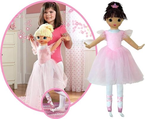 Anico Well Made Play Doll for Children La Bella Ballerina, Hispanic, 36" Tall, Pink in Saudi Arabia