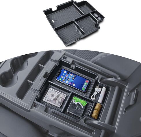 صينية تنظيم وحدة التحكم المركزية EDBETOS متوافقة مع 2014-2018 Chevy Silverado/GMC Sierra 1500 و2015-2019 2500HD/3500HD مقعد مقعد القفز ووحدة التحكم ومسند الذراع وصندوق تخزين إدراج الملحقات الداخلية in Kuwait