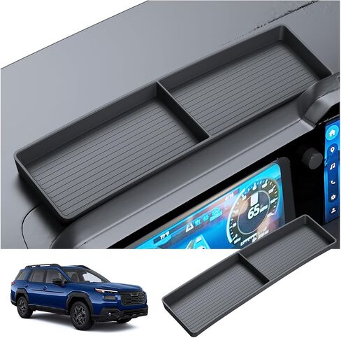 2026 Outback Behind Screen Storage Box for 2026 Subaru Outback (Wilderness/Premium/Limited/Touring/Limited XT/Touring XT) Hidden Dashboard Organizer Tray, 2026 Outback Accessories Dash Console Bin in Saudi Arabia