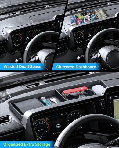 2026 Outback Behind Screen Storage Box for 2026 Subaru Outback (Wilderness/Premium/Limited/Touring/Limited XT/Touring XT) Hidden Dashboard Organizer Tray, 2026 Outback Accessories Dash Console Bin in Saudi Arabia