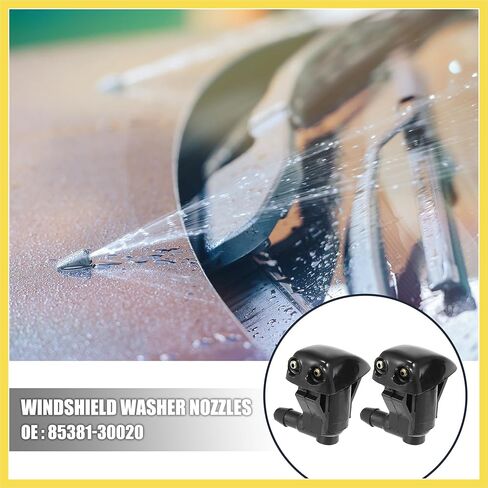 4pcs Car Front Windshield Washer Nozzles for Toyota Corolla 1992-1996 Replaces 85381-30020 Benefit in Saudi Arabia