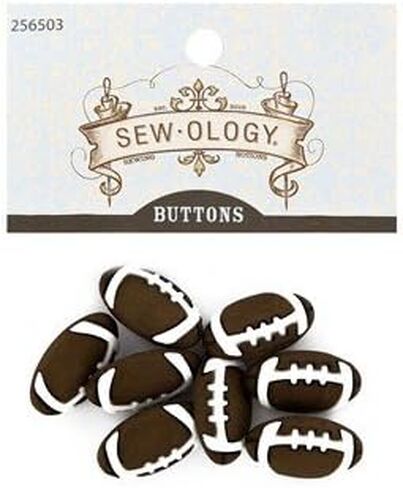 Brown Football Shank Buttons in Kuwait