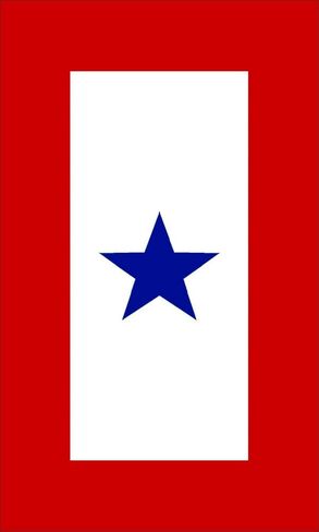 1 Blue Star Military Service Flag Sticker (Army Decal) in Saudi Arabia
