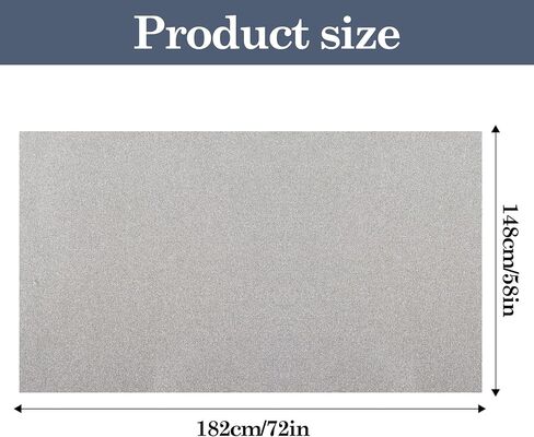 Klmnop 58 in x 2 Yard Silver Heat Resistant Ironing Board Fabric, Scorch Resistant Insulated Material for Ironing Board Covers, DIY Iron Mats & Clothing Protection(Silver) in Kuwait