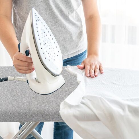 Klmnop 58 in x 2 Yard Silver Heat Resistant Ironing Board Fabric, Scorch Resistant Insulated Material for Ironing Board Covers, DIY Iron Mats & Clothing Protection(Silver) in Kuwait