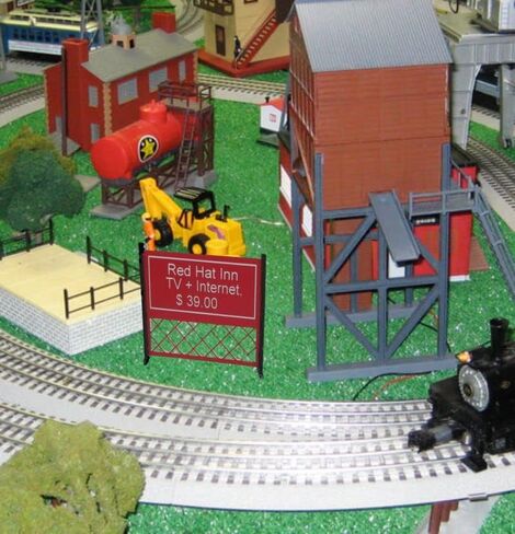 Comfort House Model Railroad Billboard Sign - N Scale, HO and O Scale Custom Billboards, Personalized for Model Train Set Scenery # M0172 in Saudi Arabia