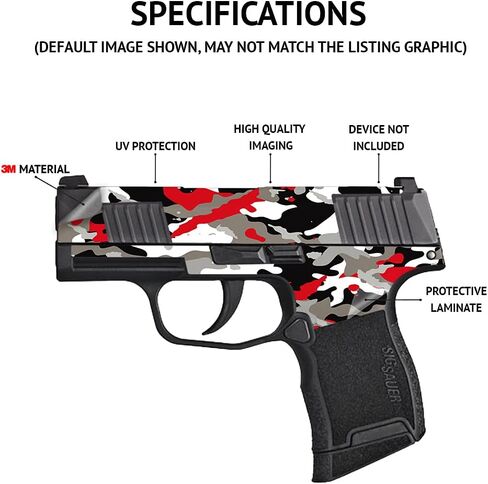 جلد MightySkins متوافق مع برميل Glock 44 Compact 22LR 4.03 بوصة - أنماط جرافيتي البرية | غطاء ملتف من الفينيل واقٍ ومتين وفريد ​​من نوعه | سهل التطبيق | صنع في الولايات المتحدة الأمريكية in Kuwait