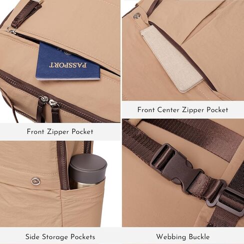 Nylon Backpack Purse for Women & Men, Lightweight 15.6 Inch Laptop Backpack Casual Daypack for Work Travel Black in Saudi Arabia